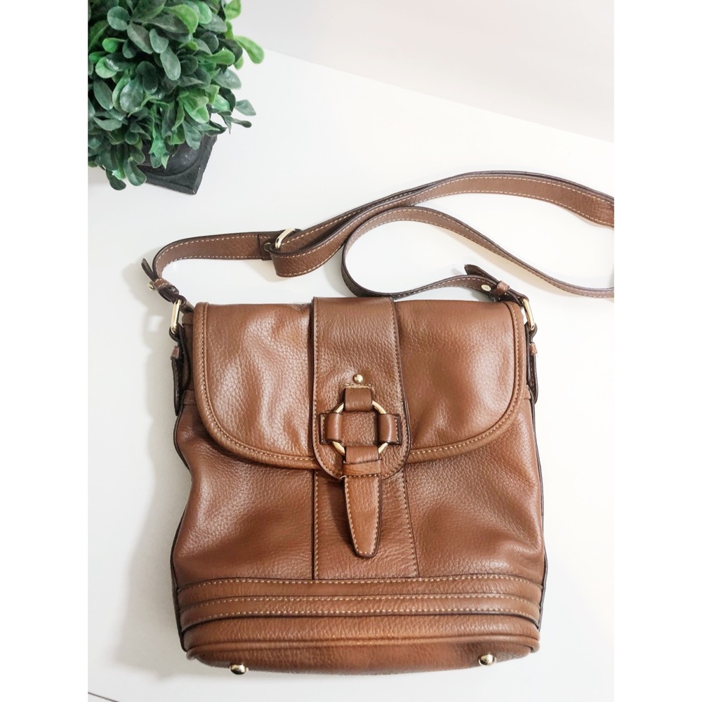 Born Adjustable Strap Crossbody Camel Purse Bag